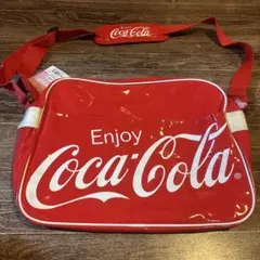 昭和レトロ　希少　コカコーラショルダーバッグ 赤
