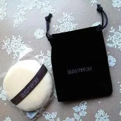 ✨Laura Mercier✨　 ヴェロアパフ&手鏡入れケースのサムネイル