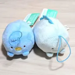 すみっコぐらし　うつぶせゴムひも付きマスコット　2点セット　２点セット