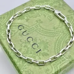 GUCCI グッチ ブレスレット ベネチアン スクエア 21cm 925 GUCCI ブレスレット ベネチアン スクエア 21cm シルバー 925 - メルカリ