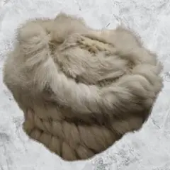 Y*a様 ライトグレー ファー 帽子