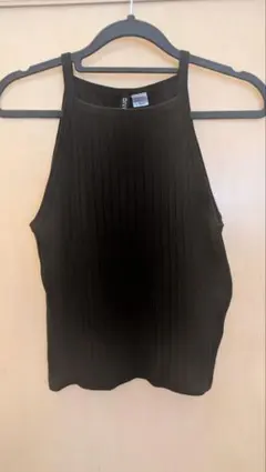 H&M 黒 スクエアネック キャミソール タンクトップ Mサイズ 新品未使用