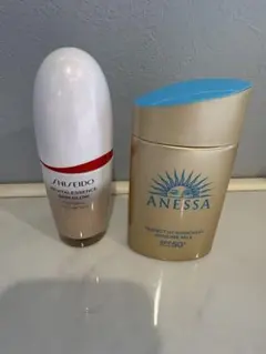 資生堂 エッセンス スキングロウ ファンデーション 220 アネッサ　セット