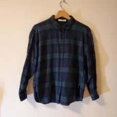 chocol raffine robe チェック柄 長袖シャツ