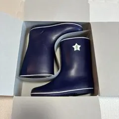 ネイビー 長靴 サイズ19.0のサムネイル