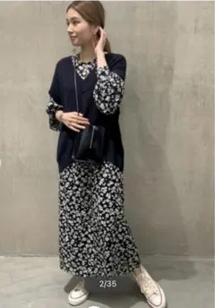 JORNAL STANDARD ミドルフラワープリントワンピース