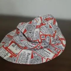 Budweiser バドワイザー 総柄 バケットハット アメカジ USA製 古着 Budweiser バドワイザー 総柄 バケットハット アメカジ USA製 古着