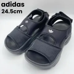 新品 adidas アディダス オズガイア サンダル ブラック 24.5cm