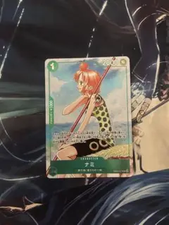 ワンピースカード　ナミ　Rパラレル プロモ