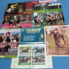 JRAオリジナル記念品・ポストカード・しおり・JRA30周年記念品カレンダー