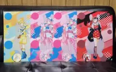 初音ミク RODY クリアファイル＆ステッカーセット4枚 タイトーくじ K賞