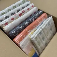 ②ほぼ新品☆100cmギュウギュウ❤fuwara❤6重ガーゼ生地セット 