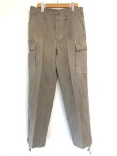ドイツ軍 モールスキンカーゴパンツ カーキ ピケ素材 1990'S 中古 3