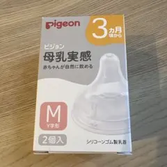 ピジョン 母乳実感 乳首 3ヵ月頃から Mサイズ 2個入のサムネイル