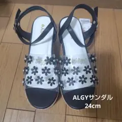 新品未使用　ALGY サンダル 24cm　夏サンダルのサムネイル