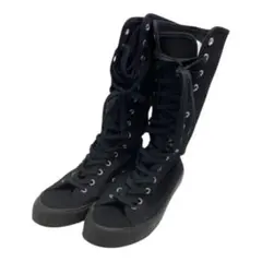 JUNYA WATANABECOMME des GARCONSキャンバスブーツ黒のサムネイル