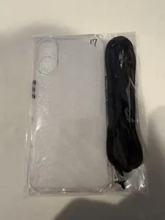 ショルダーストラップ付き クリアiPhone17ケース