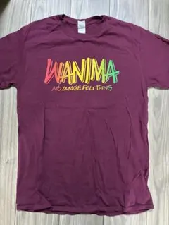 WANIMA バンドTシャツ バーガンディ M