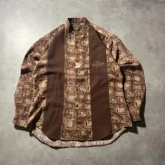 vintage switching mode pattern shirtのサムネイル