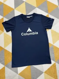 Columbia ネイビー 半袖Tシャツ Lサイズ