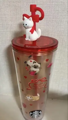 スタババレンタイン2026コールドカップタンブラーキャット