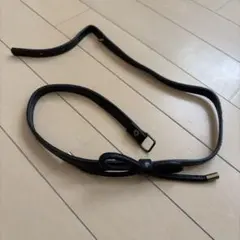 リボン付き黒ベルト