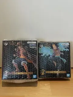 【新品未開封２体セット】ルフィ＆マルコ　一番くじ　フィギュア