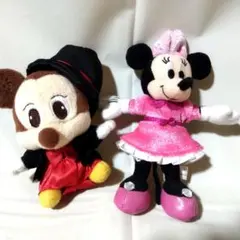 レトロ　ミッキー・ミニー ぬいぐるみセット