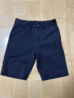 ユニクロUNIQLO130cmネイビー ハーフパンツ