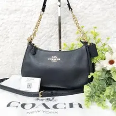 コーチ　テリ　2way ショルダーバッグ　チェーン　ブラック　CA209
