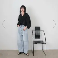 LIAN コクーンデニムパンツ