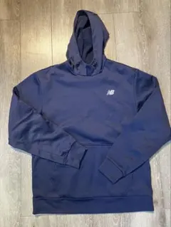 New Balance フード付きジャケット ネイビー 裏起毛 L