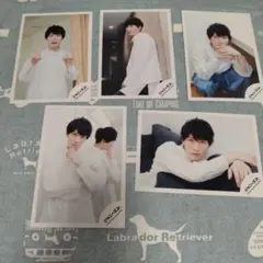 渡辺翔太　SnowManジャニーズJrロゴ 公式写真セット 5枚