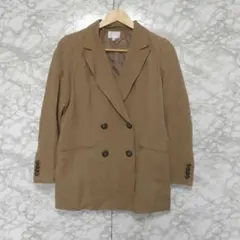 リエンダ テーラードジャケット アウター ダブルボタン 綺麗め オシャレ Sのサムネイル