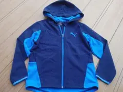 PUMA フード付きジャケット ネイビー/ブルー