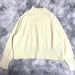 ロペピクニック ハイネックニット セーター イエロー 38 Mサイズ 秋冬