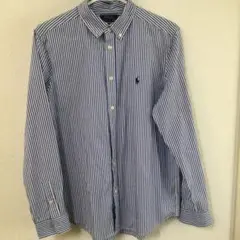 Polo Ralph Lauren ストライプシャツ レディースM〜L