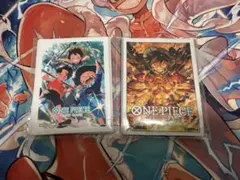ワンピースカード　プロモーションスリーブ　ルフィ　2種