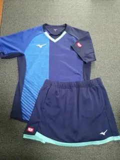 Mizuno 卓球 ウェアセット 紺色