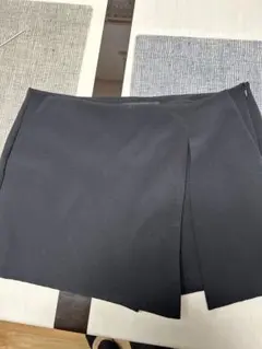 ZARA BASIC ブラックショート キュロットスカートパンツ