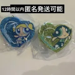 パワーパフガールズ　ラメアクリルチャーム　バターカップ バブルス