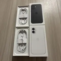 【空箱】二個セット　Apple iPhone16e 空箱　純正ケーブル