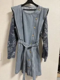 ZARA デニムブルー ワンピース
