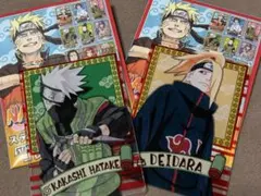 ナルトカード ジャンボカードダス 台紙 NARUTO カード 2005年 当時品