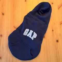 GAP フード付き犬服 XS ネイビー