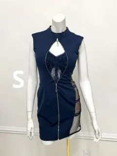 ROBE de FLEURS Glossyグロッシードレス　モスグリーン