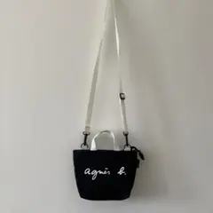 agnes b. アニエスベー 2way ショルダーバッグ　ミニバッグ