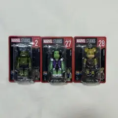 MARVEL くじ ベアブリック2,27,28セット