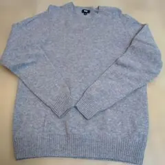 【美品】UNIQLO グレー ニットセーター XL