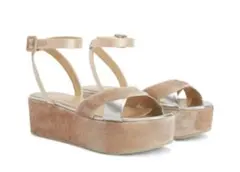 Giuseppe Zanotti ベルベット プラットフォーム サンダルのサムネイル